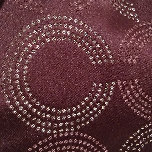 SALE! Auth Coach Sophia Mad Dotted Art Dark Red/Gold Bag & NWT Wristlet Bundle - Picture 5 of 16